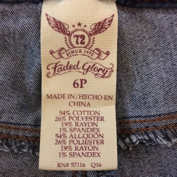 Faded Glory woman’s jeans size 6 petite. - Picture 3 of 3